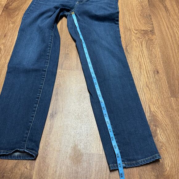 Talbots Womens Heritage Ankle Crop Blue Jeans Mid Rise Medium Wash Size 6 - Picture 10 of 10